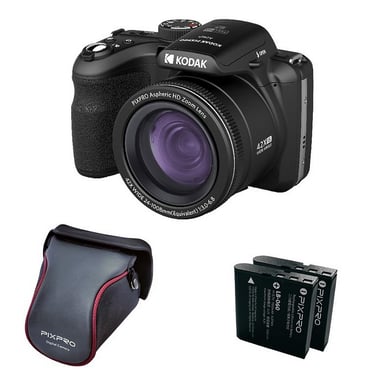 KODAK Pixpro Astro Zoom AZ426 - Appareil Photo Numérique Bridge, Zoom optique 42X, Grand angle de 24 mm, 20 mégapixels, LCD 3, Vidéo Full HD 1080p, Batterie Li-ion - Noir