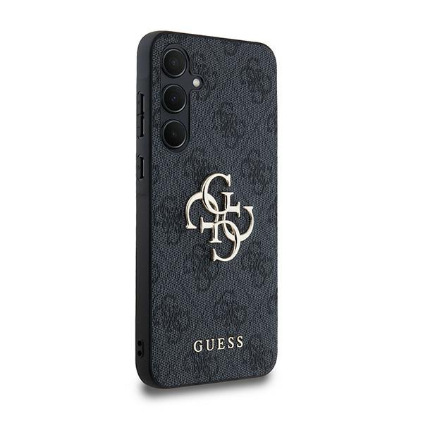 Guess 4G Big Metal Logo - Coque Samsung Galaxy A35 5G Noir - vue 3