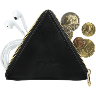 Astuccio Zipp, nero satinato