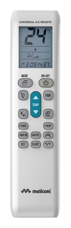 Meliconi Télécommande climatisation universelle AC50 Programmation simple et rapide