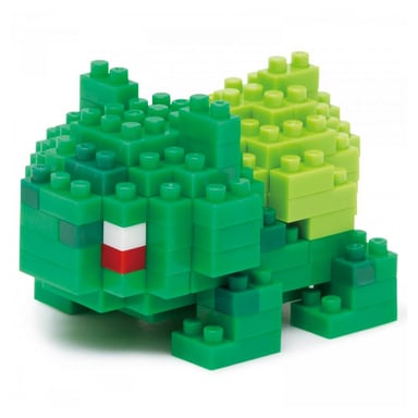 Nanoblock Pokémon Bulbizarre - Kit de construcción de 120 piezas