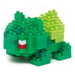 Nanoblock Pokémon Bulbizarre - Kit de construcción de 120 piezas