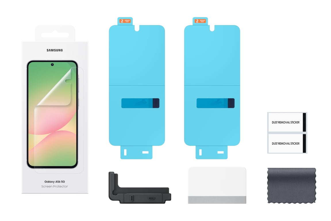 Samsung Film de Protection d'Écran pour Samsung Galaxy A56 5G avec Kit de Nettoyage - vue 3