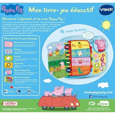 Peppa Pig - Livre-Jeu Éducatif pour Enfants avec Sons et Mélodies