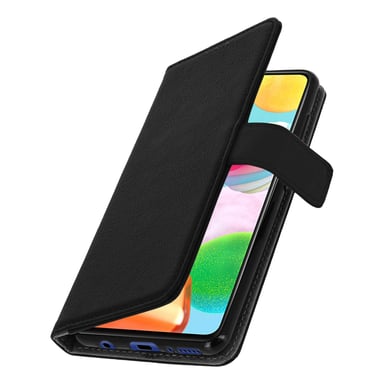 Housse pour Samsung Galaxy A41 Étui Folio Porte-carte Fonction Support Vidéo Noir