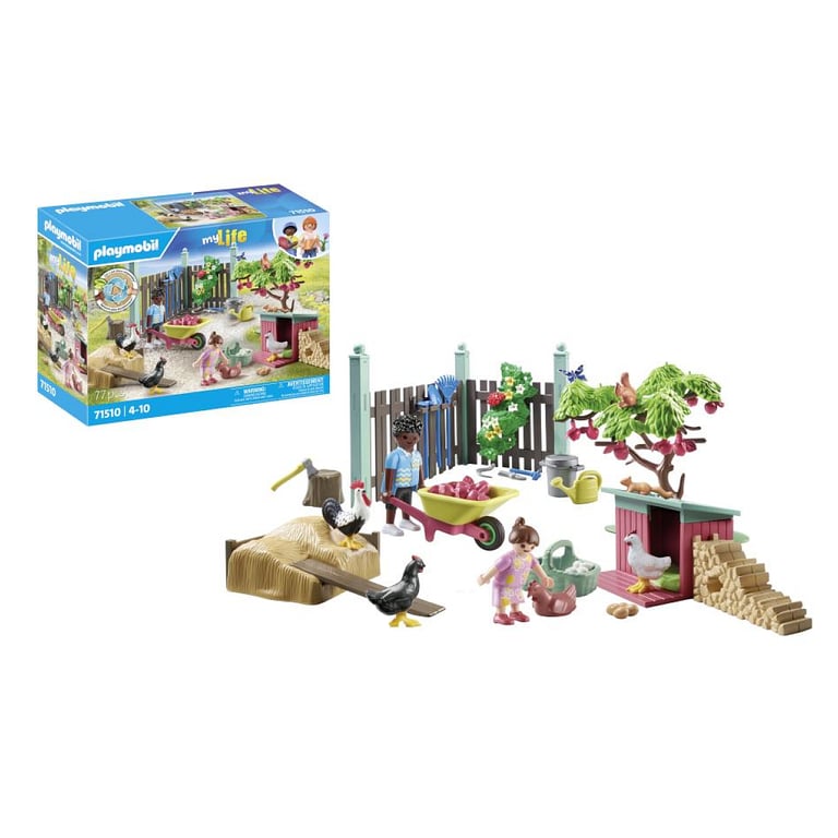 Playmobil My Life 71510 Poulailler et jardin - vue 4