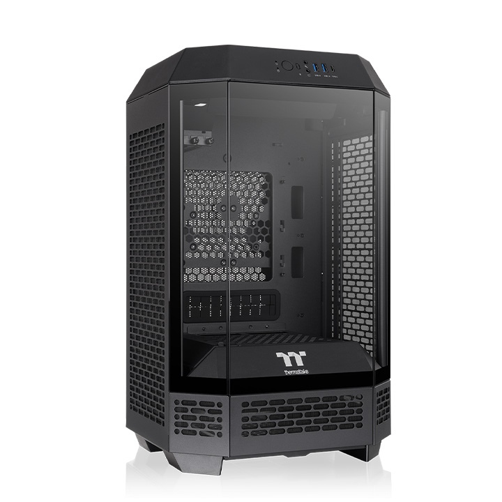 Thermaltake The Tower 250 Mini Tower Noir, Blanc - Neuf