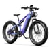 Bicicleta de montaña eléctrica DUOTTS E26 de 26 pulgadas con neumáticos anchos, motor de 750 W, batería de 48 V y 20 Ah-Azul y morado