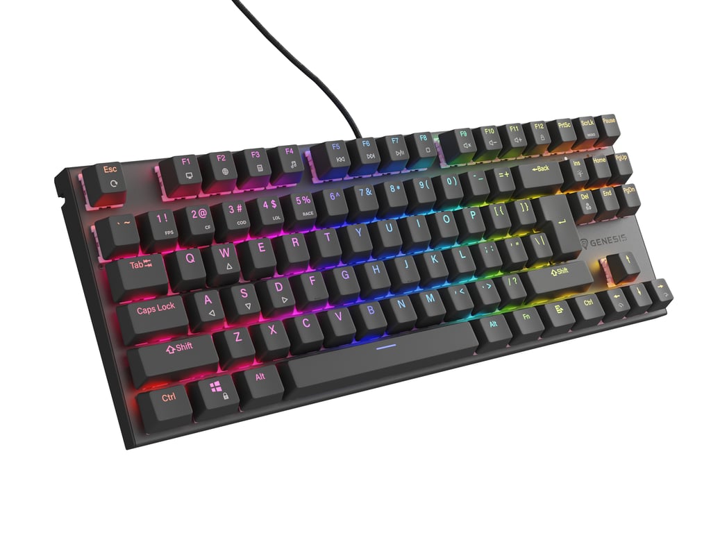 GENESIS Thor 303 TKL teclado Gaming USB QWERTY Español Negro - Nuevo
