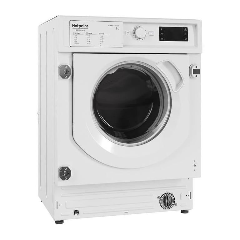 Lave linge hublot encastrable HOTPOINT BIWMHG81485EU 8 kg Induction L60cm 1400 trsmin Classe B - vue 5