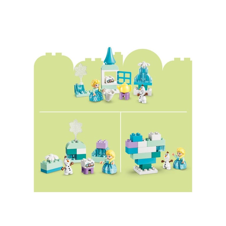 Boîte créative LEGO DUPLO Disney Frozen 10462 avec Elsa et Olaf 37 pièces Bleu clair - Neuf