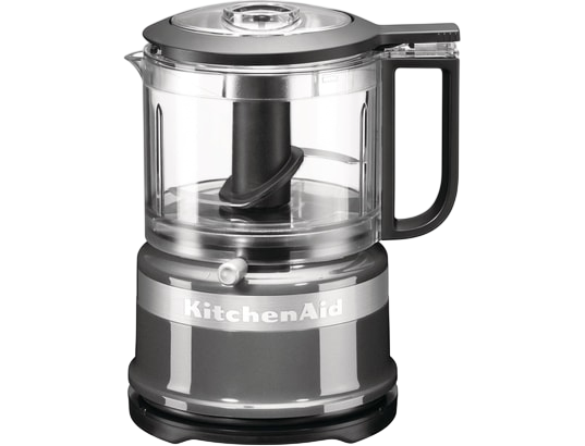 Mini Hachoir KitchenAid 5KFC3516ECU – 240 W, 0,83 L, Plastique Gris - vue 3
