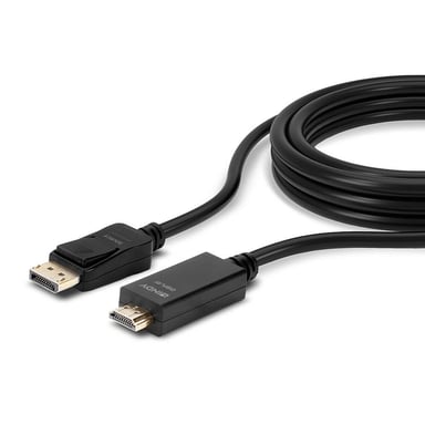 Lindy 36921 Cavo video e adattatore DisplayPort HDMI Tipo A da 1 m (Standard) Nero