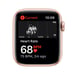 Apple Watch SE OLED 44 mm Digital 368 x 448 Pixeles Pantalla táctil Oro Wifi GPS (satélite)