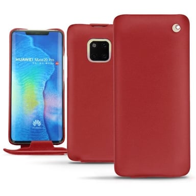 Housse cuir Huawei Mate 20 Pro -  - Rouge - Cuir lisse
