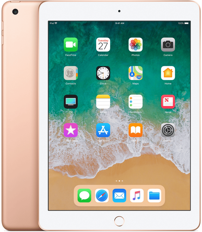 Apple iPad 32 Go 24,6 cm (9.7 ) Wi-Fi 5 (802.11ac) iOS 11 Or