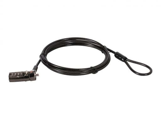 Conceptronic CUSTODIO01BN Cavo antifurto nero 1,8 m
