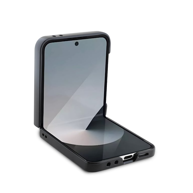 Guess PU Big 4G Metal Logo Case for Samsung Galaxy Z Flip 6 GUHCZF64GMGPI - vue 2