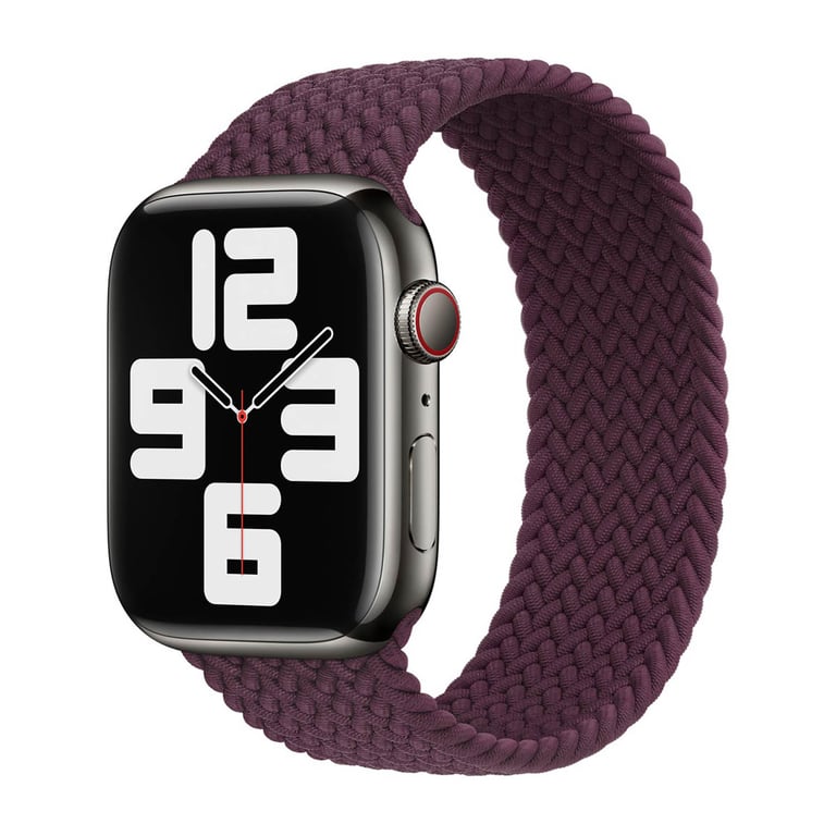 Bracelet Solo tressé pour Apple Watch | 44454649 mm Taille 6 Cherry Neuf