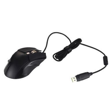 Souris Gamer Pc Filaire USB 2.0 3800 Dpi Ordinateur Lumière LED 6 Boutons Noir YONIS