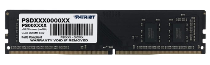 Patriot Memory Signature Line módulo de memoria 8 GB 1 x 8 GB DDR5 5200 MT/s 288-pin DIMM