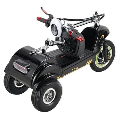 Trottinette électrique TWOFISH TF03 avec selle amovible, tricycle 350 W, batterie 48 V 15 Ah