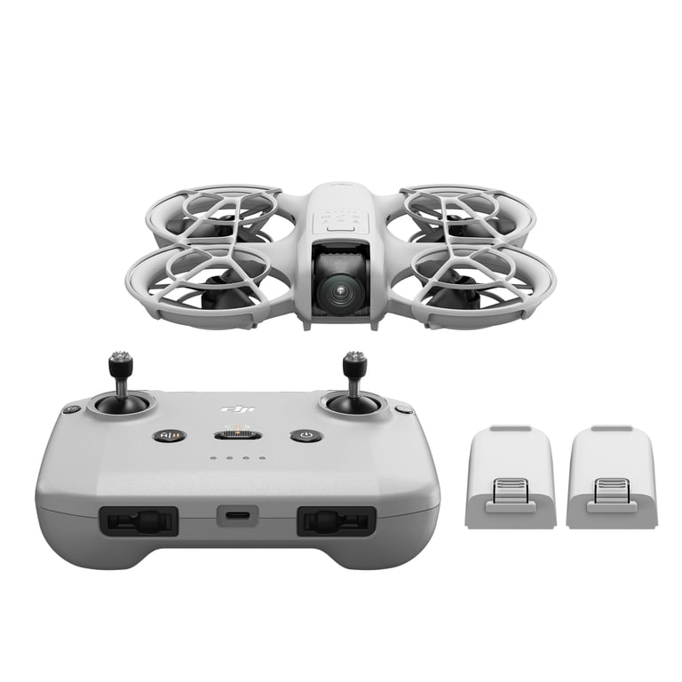 DJI Neo Fly More Combo 4 rotors Quadcoptère 12 MP 3840 x 2880 pixels 1435 mAh Noir, Blanc - Neuf