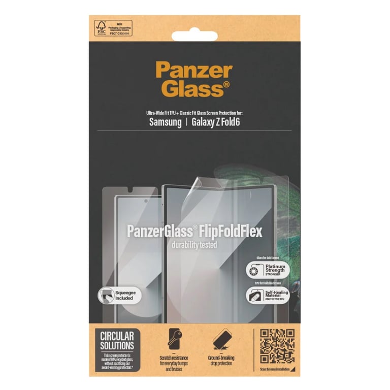 PanzerGlass Screen Protector Clear for Galaxy Fold 6 - vue 4
