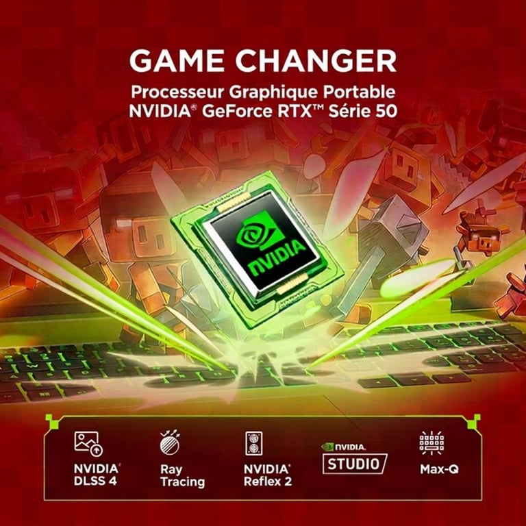 PC portable Gamer LENOVO LOQ 15AHP11 Sans Windows 15 FHD 165hz Ryzen 7 250 RTX 5060 RAM SSD - vue 4