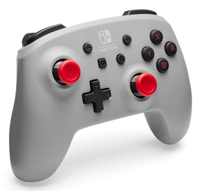 PowerA NSGP0308-01 mando y volante Gris Gamepad Analógico/Digital Nintendo Switch, Nintendo Switch Lite, Nintendo Switch OLED