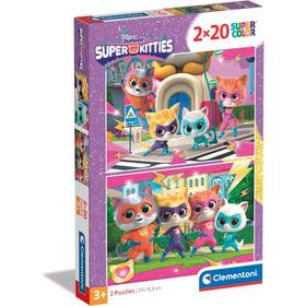 Puzzle 2x20 Super Kitties Disney