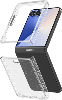 Custodia Duo per Galaxy Z Flip 7 Glitterata Riciclata Antiurto