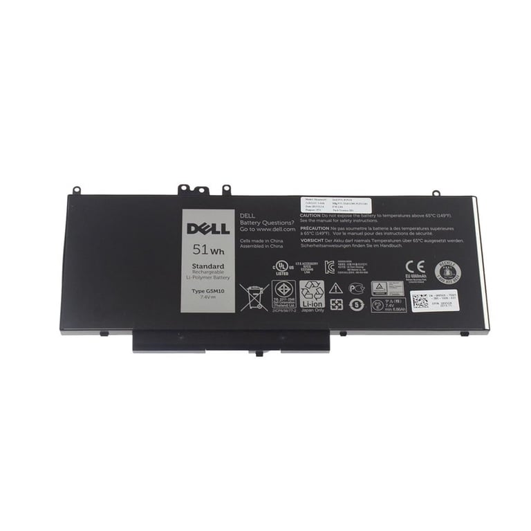 Dell Batterie de portable lithium polymère 4 cellules 6.46 Ah 51 Wh - vue 2