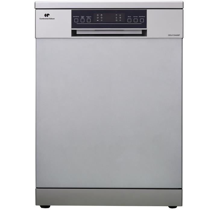 LAVE VAISSELLE POSE LIBRE CONTINENTAL EDISON CELV1544IXP 15 COUVERTS 42DB - vue 3