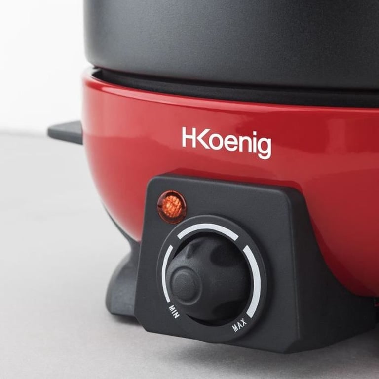 Appareil à Fondue HKOENIG ALP1800 – 2L, 800W, Thermostat Réglable, Jusqu' à 6 Personnes - vue 6