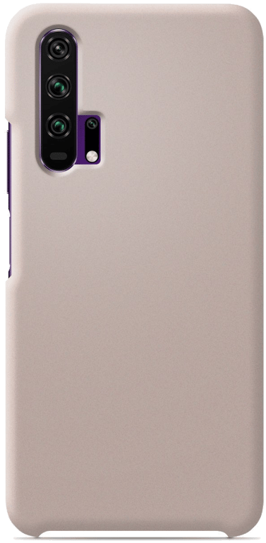 Coque silicone unie compatible Soft Touch Sable rosé Huawei Honor 20 Pro