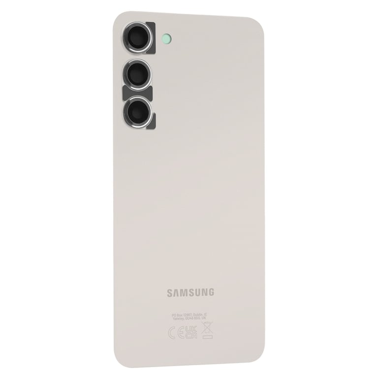 Vitre Arrière pour Samsung Galaxy S23 Plus avec Lentille Caméra Original crème Neuf - vue 2