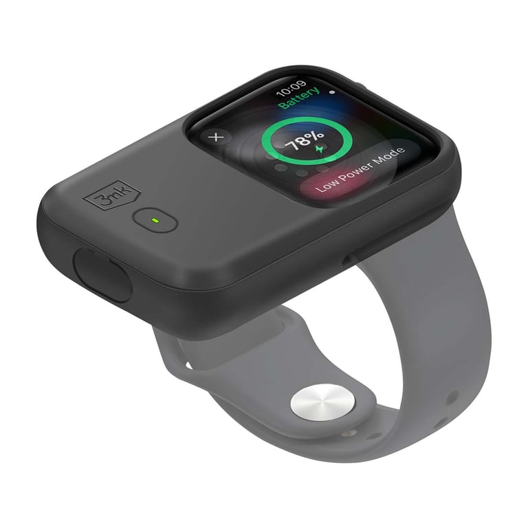 Coque Batterie Induction pour Apple Watch 44mm et 45mm Silicone Autonomie 15h Neuf