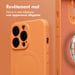 imoshion Coque Couleur avec MagSafe pour Apple iPhone 13 Pro - Neon Orange