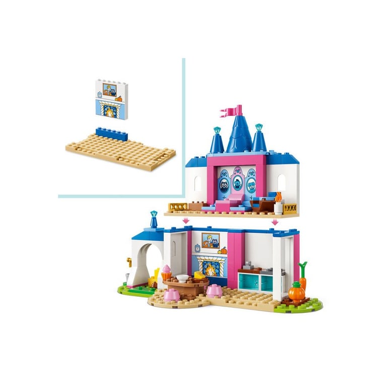 LEGO Disney Princess Château de Cendrillon et ses Amis Animaux 43283 - vue 6
