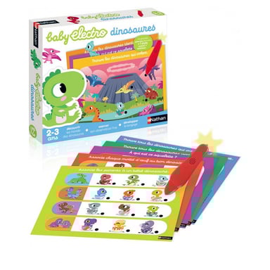Juego educativo electrónico: Descubre los dinosaurios con Baby Electro