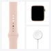 Apple Watch Series 6 OLED 40 mm Digital 324 x 394 Pixeles Pantalla táctil Oro Wifi GPS (satélite)
