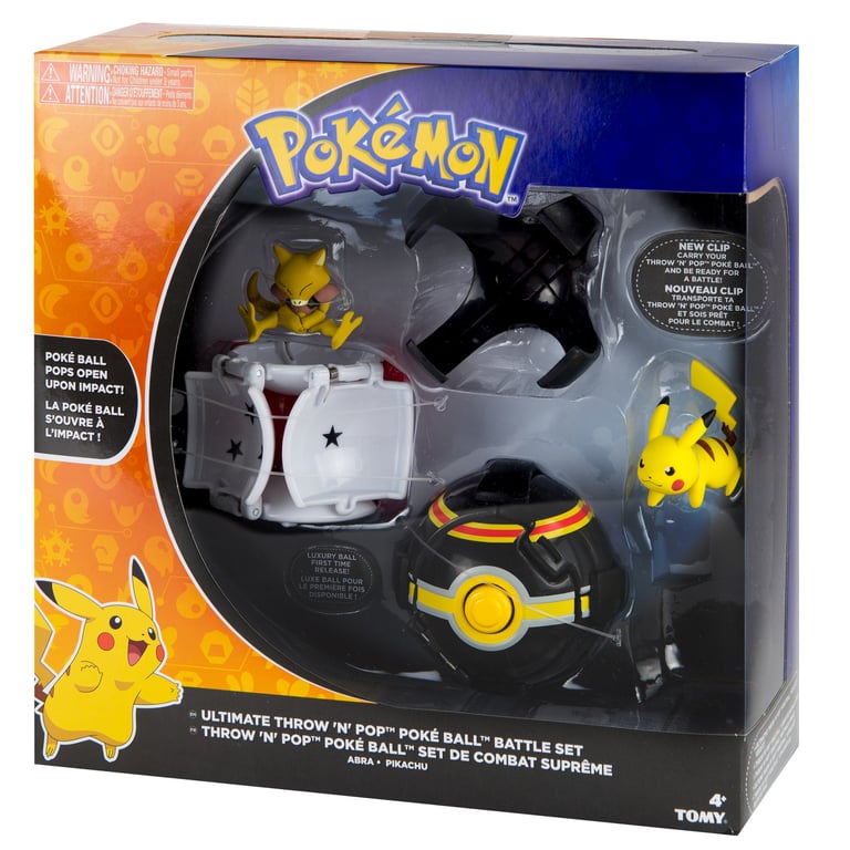 Tomy Coffret Throw 'N' Pop Poké Ball Ultime Combat Neuf - vue 3