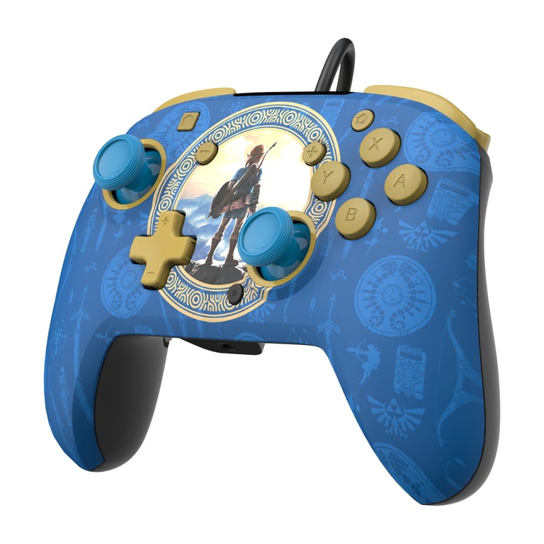 PDP Rematch: Hyrule Blue Bleu USB Manette de jeu Analogique/Numérique Nintendo Switch, Nintendo Switch Lite, Nintendo Switch OLED - Neuf