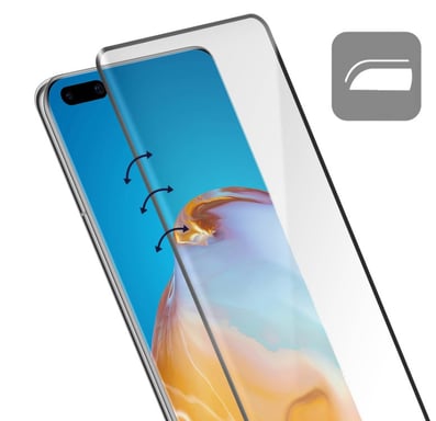 Film Verre Trempe pour ''HUAWEI P40 Pro+'' Incurve 3D Ecran Incassable 9H+ Protection 0,33mm Transparent