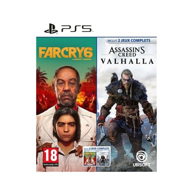 Assassin's Creed Valhalla + Far Cry 6 PS5 compilación