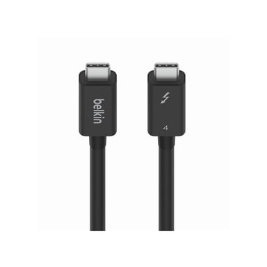 Belkin Cable de carga y transferencia USB-C a USB-C Thunderbolt 4 1m Negro