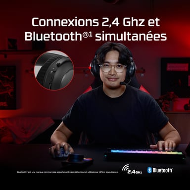 Hyperx Casque gamer sans fil – Cloud Alpha 2 - Neuf Noir - vue 2