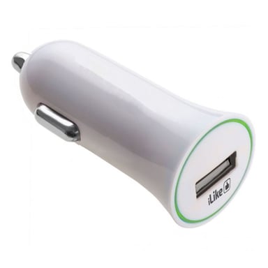 iLike ITC01 USB 1A Plug Charger Universel pour tous les appareils électroniques mobiles et domestiques 4,7-5,2 V Blanc