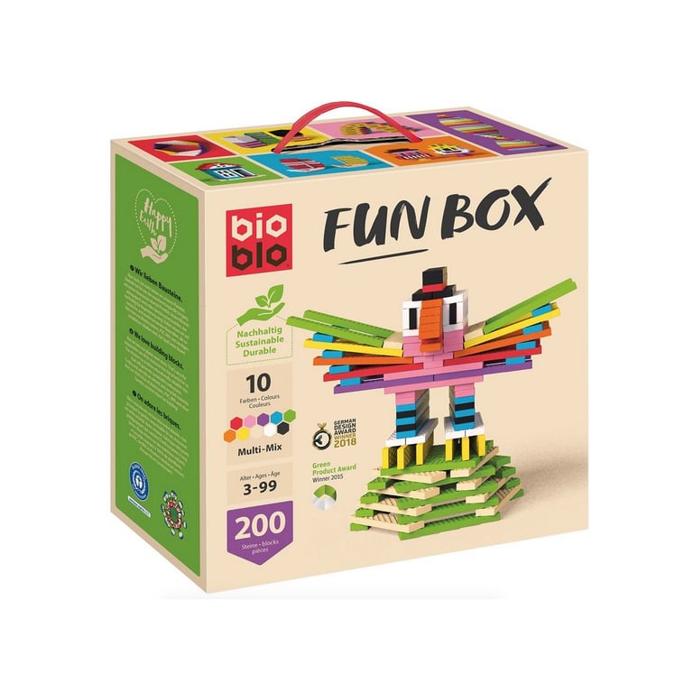 Boîte Fun Mix de 200 Planchettes Colorées pour Enfants Neuf - vue 1